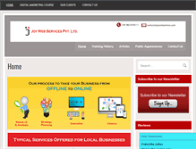 Tablet Screenshot of joywebservices.com